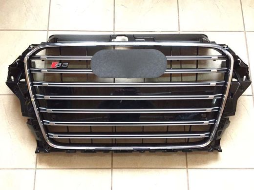 Решетка радиатора Audi A3 стиль S3 (12-16 г.в.)