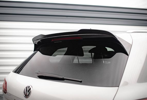 Спойлер багажника VW Touareg 3 чорний глянсовий (ABS-пластик)