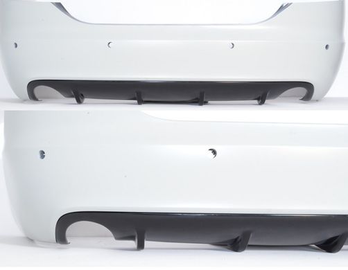 Накладка на задній бампер Ауді А6 С6 RS6 (04-08 р.в.)