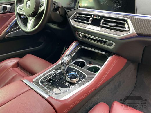 Роскошная хрустальная ручка передач + комплект кнопок BMW X5 G05 / X6 G06 / X7 G07 (логотип M)