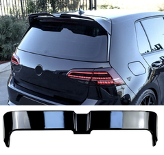 Спойлер на VW Golf 7 Hatchback чорний глянсовий ABS-пластик (версія авто GTI)