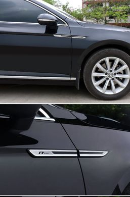 Хромовані накладки на кузов Volkswagen Passat B8 стиль R line