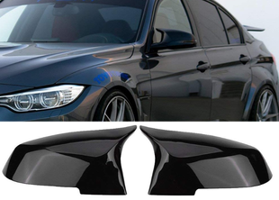 Накладки на дзеркала BMW F20 F21 F22 F23 F30 F31 F32 F33 F34 X1 E84 чорний глянець