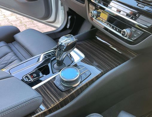Розкішна кришталева ручка передач + комплект кнопок BMW 5 G30 / 6GT G32 / 7 G12 / X3 G01 / X4 G02 (логотип M)