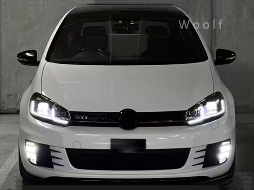 Оптика передня, світлодіодні фари на Volkswagen Golf 6