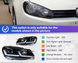 Оптика передня, світлодіодні фари на Volkswagen Golf 6