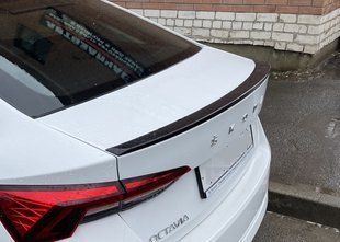 Спойлер багажника Шкода Октавія A8 ABS-пластик (2019-...)