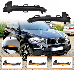Динамічні повторювачі поворотів BMW X3 / X4 / X5 / X6 димчасті