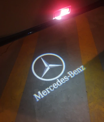 Підсвічування дверей з логотипом для Mercedes W203 W209 W240