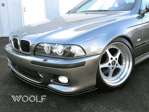 Накладка передняя HV Стиль для BMW 5 серия M5 E39 черный глянец
