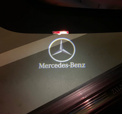 Подсветка дверей с логотипом Mercedes W176 / W205 / W210 / W212 / W246