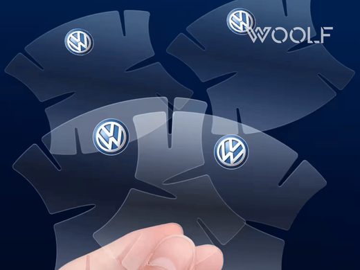 Захисні наклейки ручки дверей Volkswagen