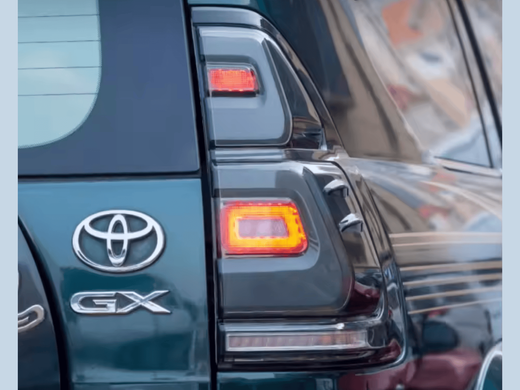 Оптика задня, LED ліхтарі Toyota Land Cruiser Prado 120 димчасті у стилі 2018+