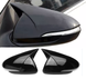 Накладки на дзеркала Hyundai Elantra AD чорний глянець (16-19 р.в.)