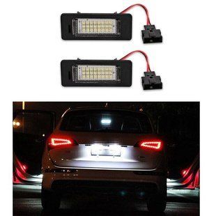 Подсветка номера на AUDI A4 B8 (08-12 г.в.)