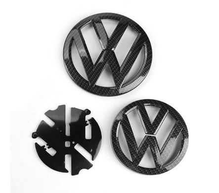 Комплект эмблем фольксваген для VW Golf MK7, под карбон