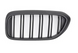 Решітка радіатора (ніздрі) BMW G30 / G31 стиль M чорна матова (17-20 р.в.)