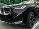 Накладки переднего бампера BMW X3 G45 M Sport 2025+ черный глянец, Черный глянец