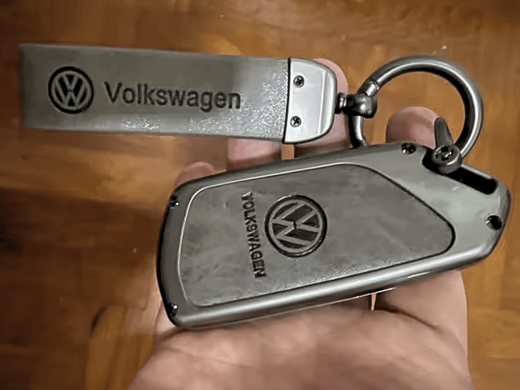Чехол на смарт-ключа для Volkswagen VW GTD Magotan Golf 8 MK8 ID.3 ID.4 ID.6  дымчатый, Тёмно-серый