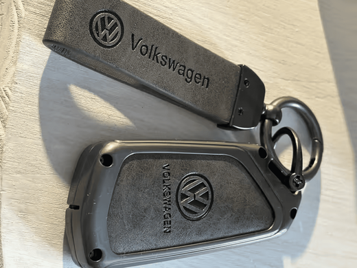 Чехол на смарт-ключа для Volkswagen VW GTD Magotan Golf 8 MK8 ID.3 ID.4 ID.6  дымчатый, Тёмно-серый