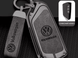 Чехол на смарт-ключа для Volkswagen VW GTD Magotan Golf 8 MK8 ID.3 ID.4 ID.6  дымчатый, Тёмно-серый