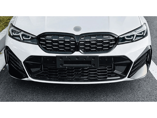 Накладки (сплиттеры) на противотуманки BMW 3 серии G20 LCI M Sport (2023-...)