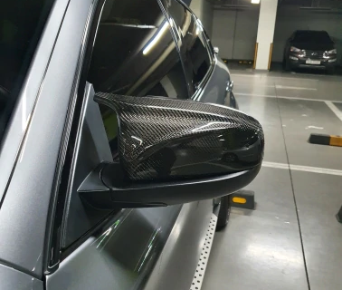 Накладки на дзеркала BMW X5 E70 / X6 E71 стиль M, карбон