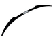 Спойлер на BMW X6 F16 в стилі M4 чорний глянсовий (ABS-пластик), Чорний глянець