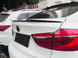 Спойлер на BMW X6 F16 в стилі M4 чорний глянсовий (ABS-пластик), Чорний глянець