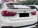 Спойлер на BMW X6 F16 в стилі M4 чорний глянсовий (ABS-пластик), Чорний глянець