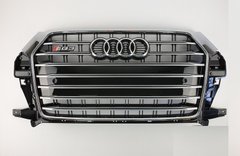 Решетка радиатора Audi Q7 стиль SQ7 черная + хром (10-15 г.в.)