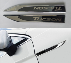 Хромовані накладки на кузов Hyundai Tucson 3 (15-20 р.в.)
