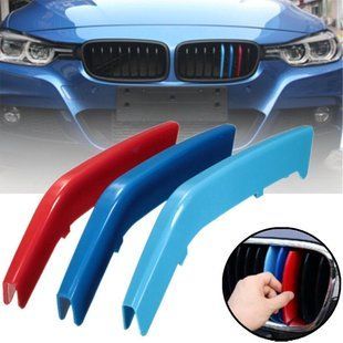 Вставки в решітку радіатора BMW F30 / F31 (для 11-ребрових решіток)