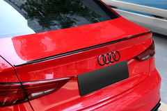 Спойлер на Audi A3 8V стиль S3 чорний глянсовий (ABS-пластик)