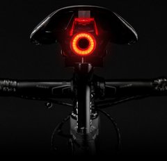 Умный задний светодиодный светильник для велосипеда