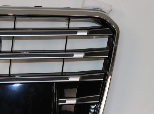 Решітка радіатора Ауді A7 G4 стиль S7, хром рамка + хром вставки (10-14 р.в.)