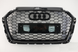 Решітка радіатора Audi A3 8V стиль RS3 чорний глянець (16-20 р.в.)