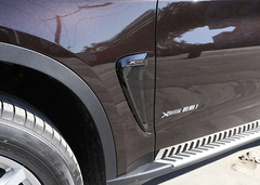 Накладки на крылья-жабры BMW X5 F15 стиль Xdrive черные