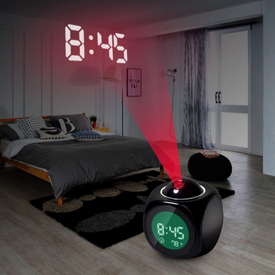 Годинник-будильник з проектором