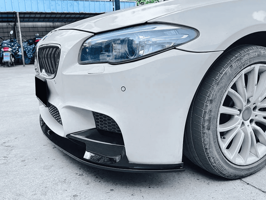 Накладка переднього бампера БМВ F10 / F11 M5 (ABS-пластик), Чорний глянець
