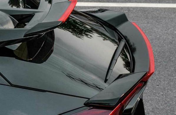 Спойлер Toyota CHR черный глянцевый ABS-пластик