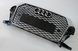 Решетка радиатора Audi Q3 стиль RSQ3 черная + хром рамка (15-18 г.в.)
