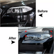 Реснички (бровки) BMW 5 F10 черный глянец ABS-пластик (10-13 г.в.)