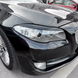 Реснички (бровки) BMW 5 F10 черный глянец ABS-пластик (10-13 г.в.)