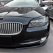 Реснички (бровки) BMW 5 F10 черный глянец ABS-пластик (10-13 г.в.)