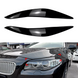 Реснички (бровки) BMW 5 F10 черный глянец ABS-пластик (10-13 г.в.)