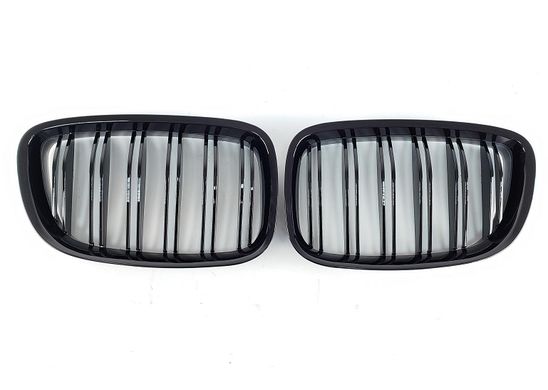 Решетка радиатора (ноздри) BMW 5 F07 GT стиль M черный глянцевая