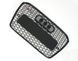 Решітка радіатора Audi A5 стиль RS5 чорний глянець без камери (12-16 р.в.)