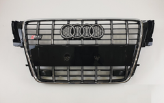 Решетка радиатора Audi A5 стиль S5 черная + хром (07-11 г.в.)