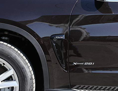 Накладки на крылья-жабры BMW X5 F15 стиль X5M черные